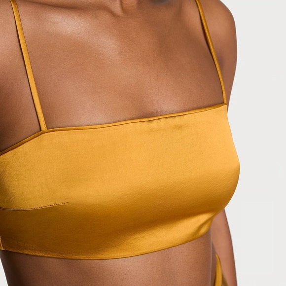 Victoria's Secret Other - NWT Victoria's Secret Golden Yellow Bandeau Bralette Top Size XS (TOP ONLY)